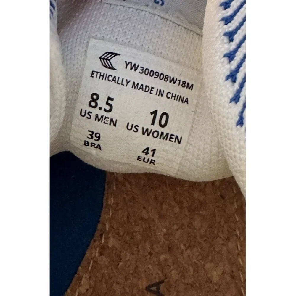 Cariuma 4Ocean Women's Sz 10 Off White Knit High-Top Sneakers Lace Up Casual